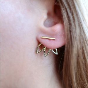2 Stud Earrings Boho Jewelry